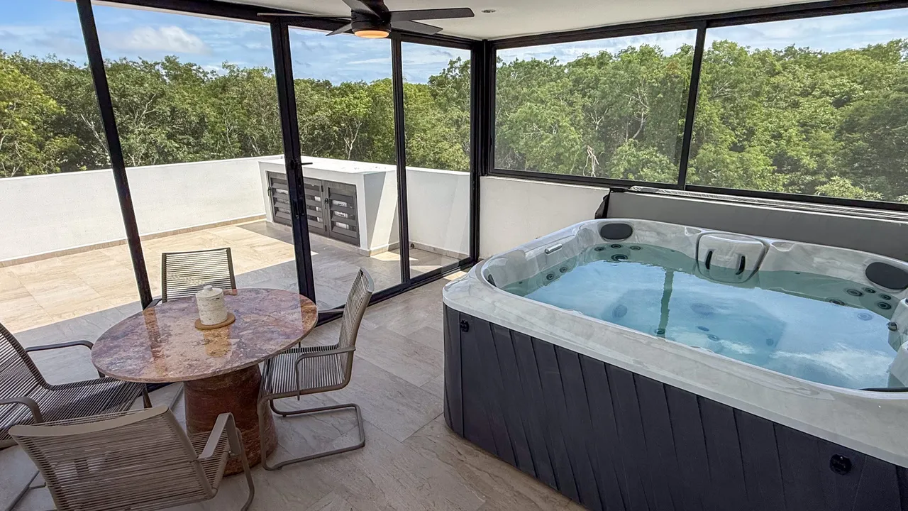 4-Bedroom Villa, Arrecife, Xpu-Ha: Private Beach club, Pool and Jacuzzi