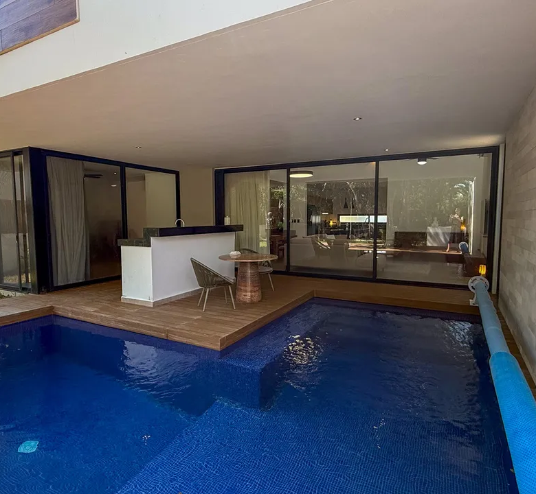 4-Bedroom Villa, Arrecife, Xpu-Ha: Private Beach club, Pool and Jacuzzi