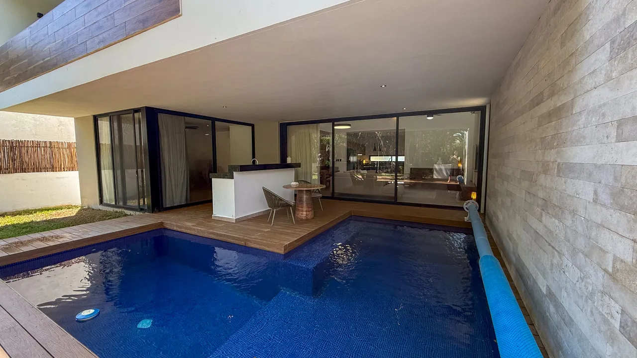 4-Bedroom Villa, Arrecife, Xpu-Ha: Private Beach club, Pool and Jacuzzi