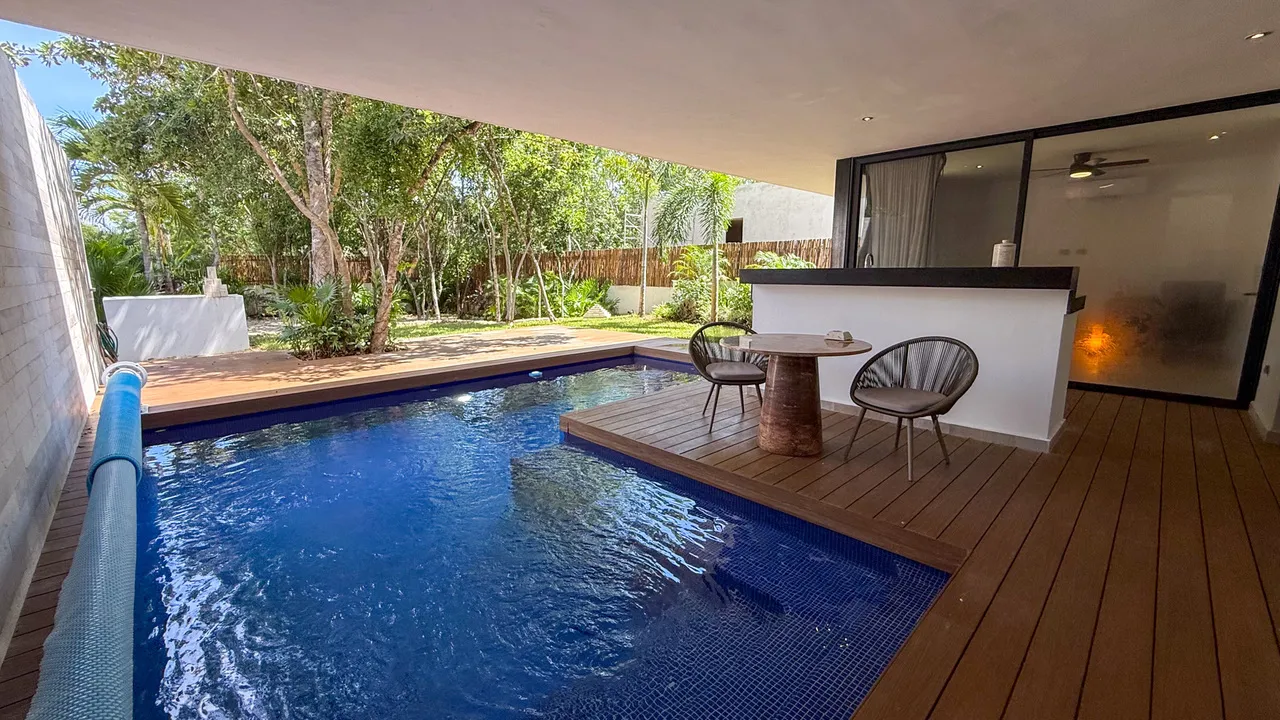 4-Bedroom Villa, Arrecife, Xpu-Ha: Private Beach club, Pool and Jacuzzi