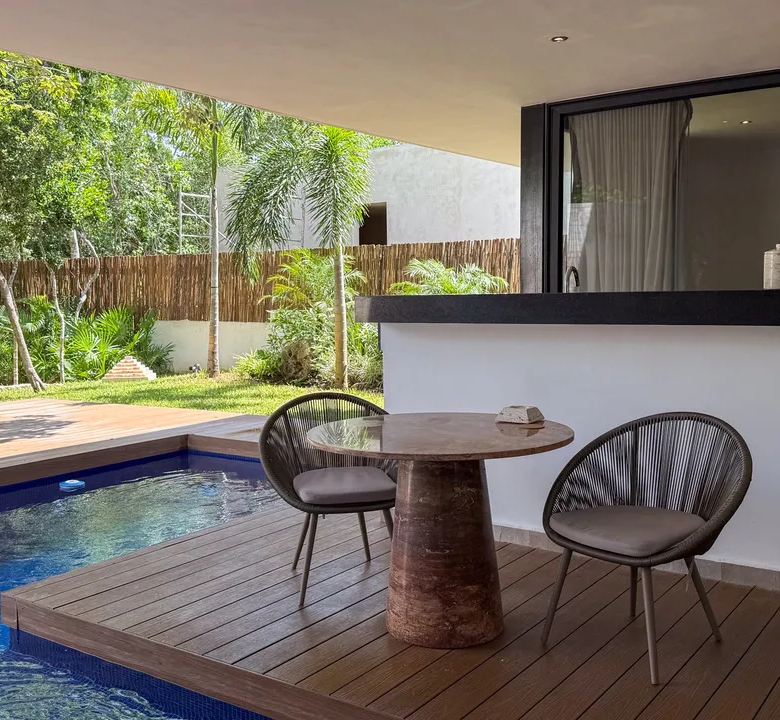 4-Bedroom Villa, Arrecife, Xpu-Ha: Private Beach club, Pool and Jacuzzi