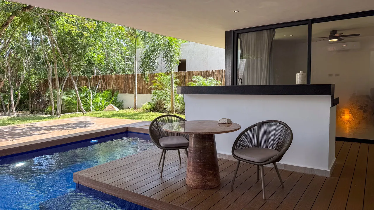 4-Bedroom Villa, Arrecife, Xpu-Ha: Private Beach club, Pool and Jacuzzi
