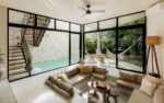 Furnished living area at Casa Coco in Region 7, Tulum
