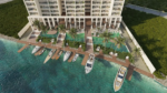 Private marina and dock at Blas Puerto Cancún