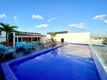 Rooftop pools at Icono Playa del Carmen