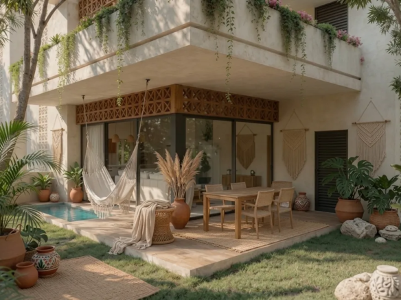 Private pool on a Muwan residence terrace