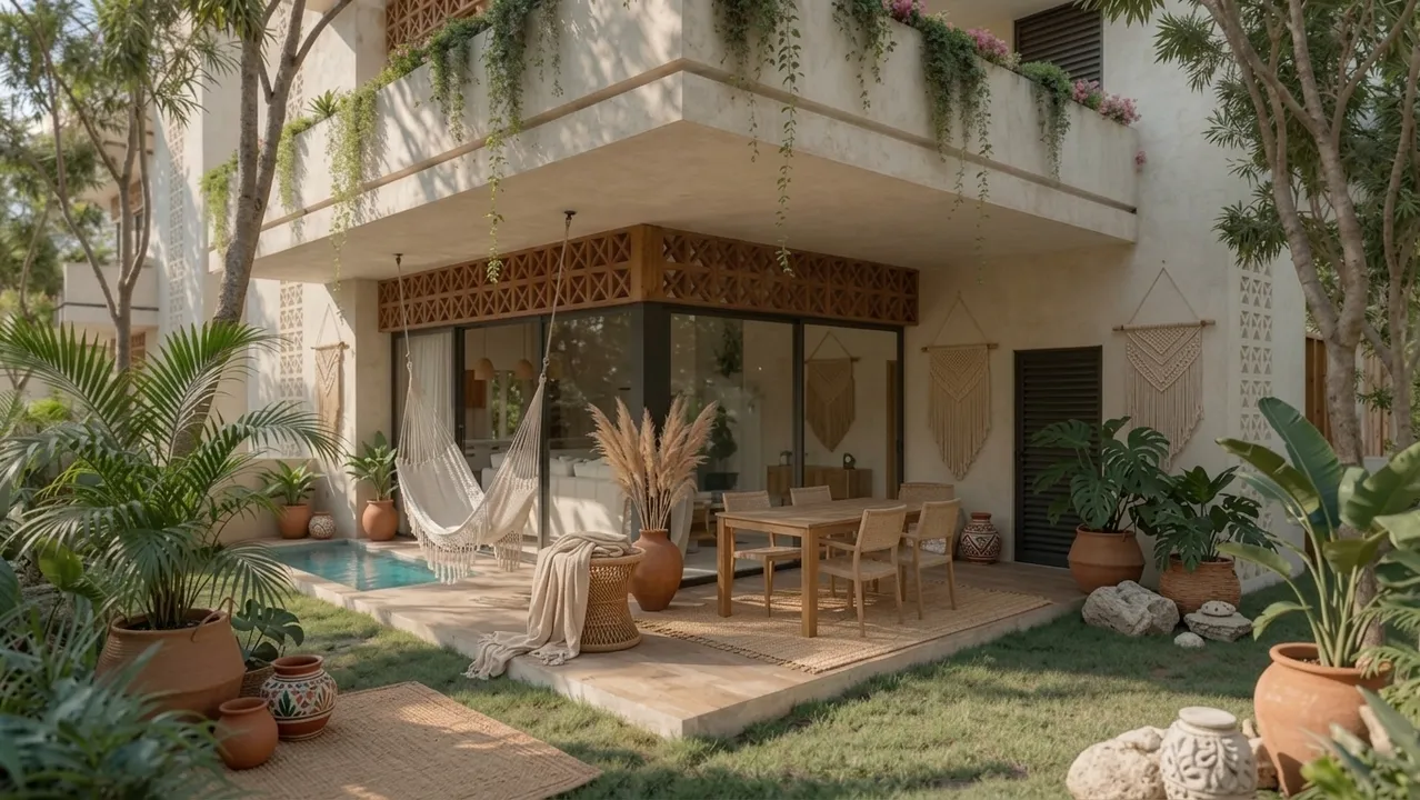 Private pool on a Muwan residence terrace