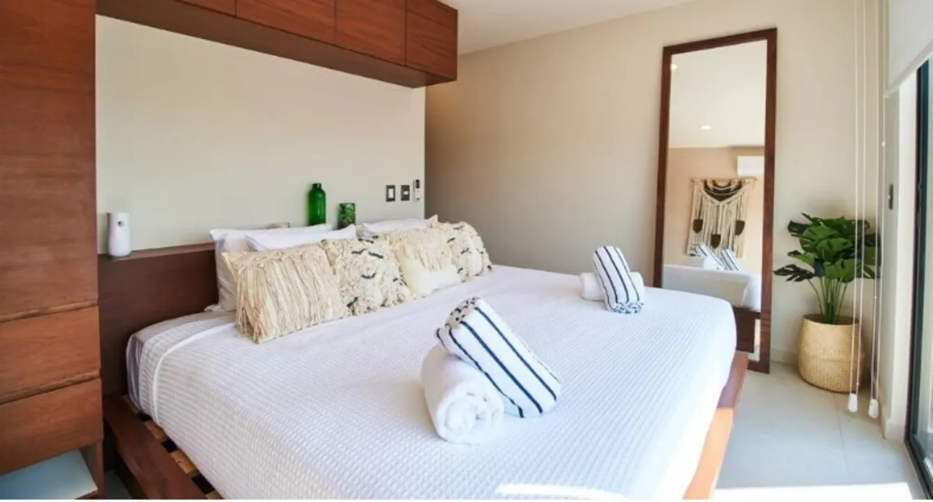 Phimai: 1-Bedroom Condo with Rooftop Pool in Aldea Zama, Tulum