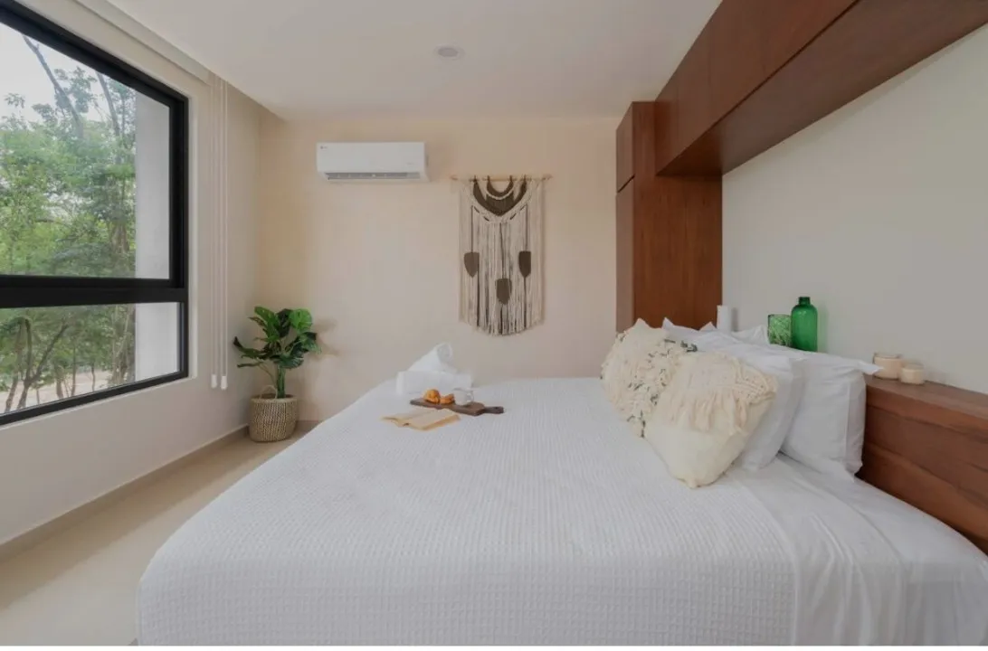 Phimai: 1-Bedroom Condo with Rooftop Pool in Aldea Zama, Tulum