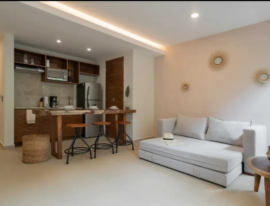 Phimai: 1-Bedroom Condo with Rooftop Pool in Aldea Zama, Tulum