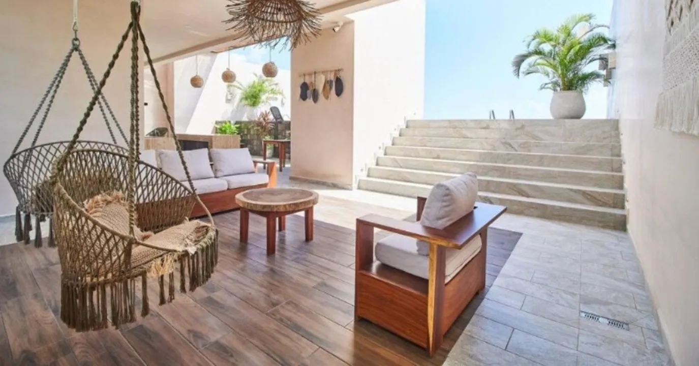 Phimai: 1-Bedroom Condo with Rooftop Pool in Aldea Zama, Tulum