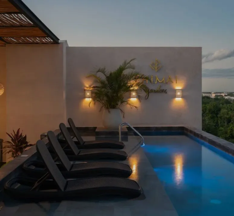 Phimai: 1-Bedroom Condo with Rooftop Pool in Aldea Zama, Tulum