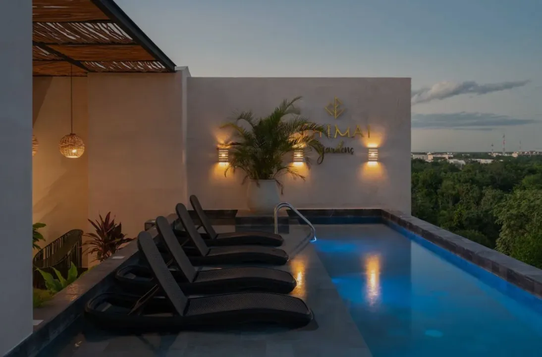 Phimai: 1-Bedroom Condo with Rooftop Pool in Aldea Zama, Tulum
