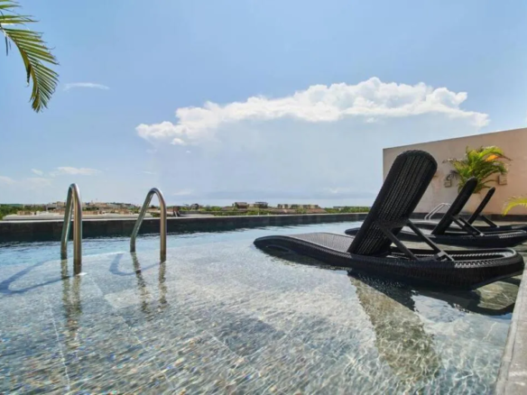 Rooftop pool at Phimai Aldea Zama