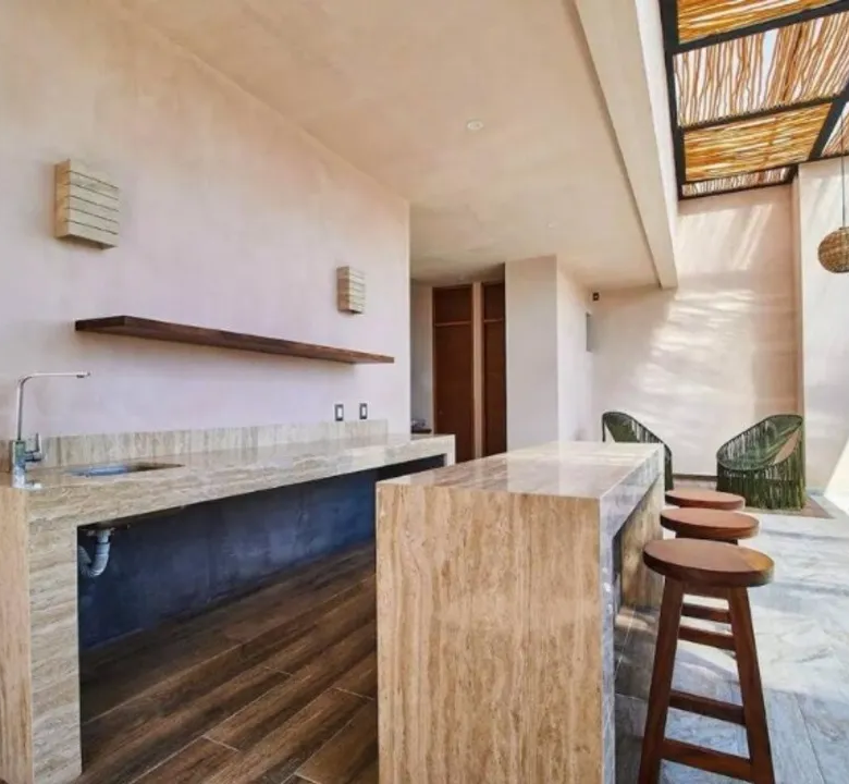 Phimai: 1-Bedroom Condo with Rooftop Pool in Aldea Zama, Tulum