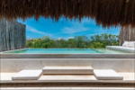 Private rooftop pool at the Sky Jungle penthouse