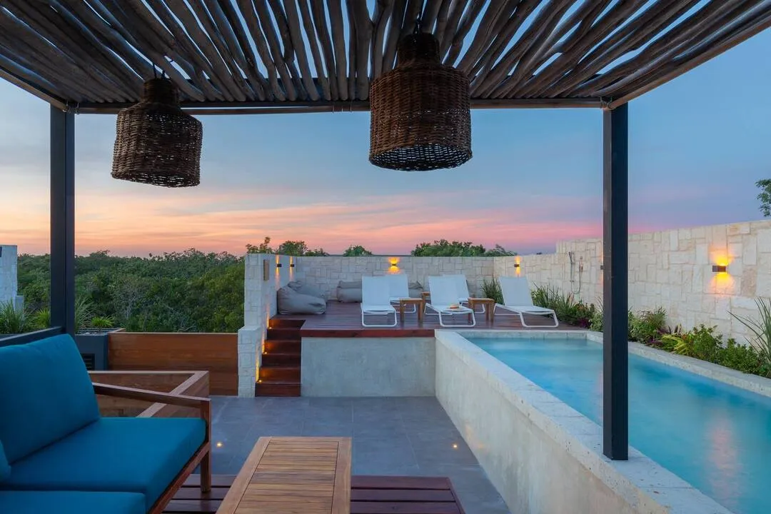 Sundara 201, Aldea Zama, Tulum: 2-Bedroom Condo with Plunge Pool