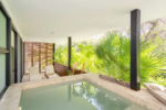 Private plunge pool on the terrace at Sundara 201
