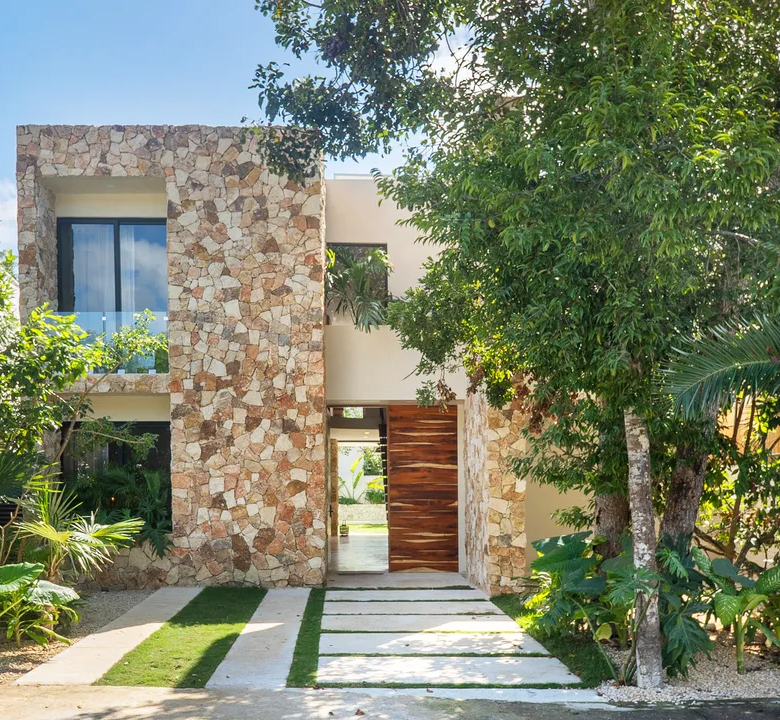 Villa Eterea: 5-Bedroom Stone-and-Wood Villa in Aldea Zama, Tulum