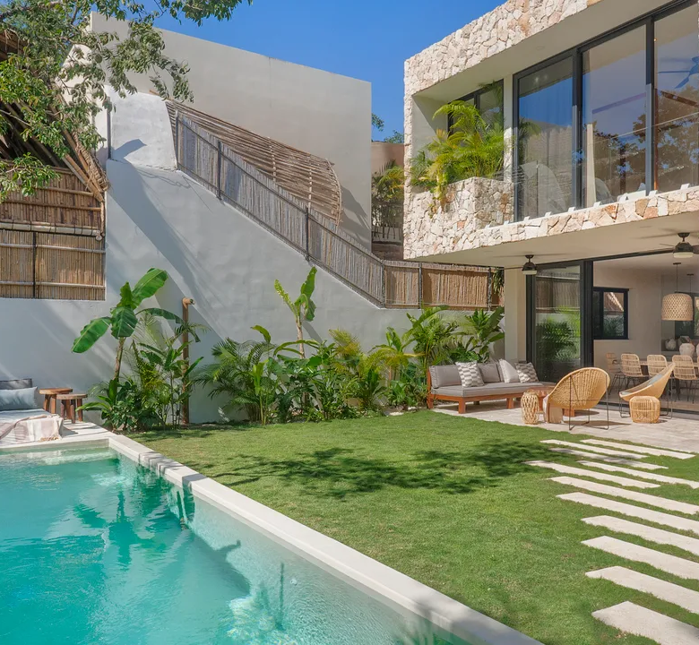 Villa Eterea: 5-Bedroom Stone-and-Wood Villa in Aldea Zama, Tulum