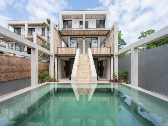 Villas Toh villa de 4 recámaras con alberca privada en Tulum
